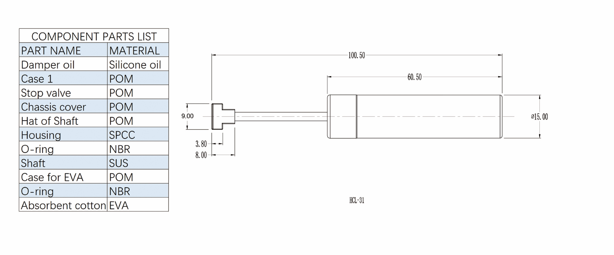 线型缓冲器 HCL-31